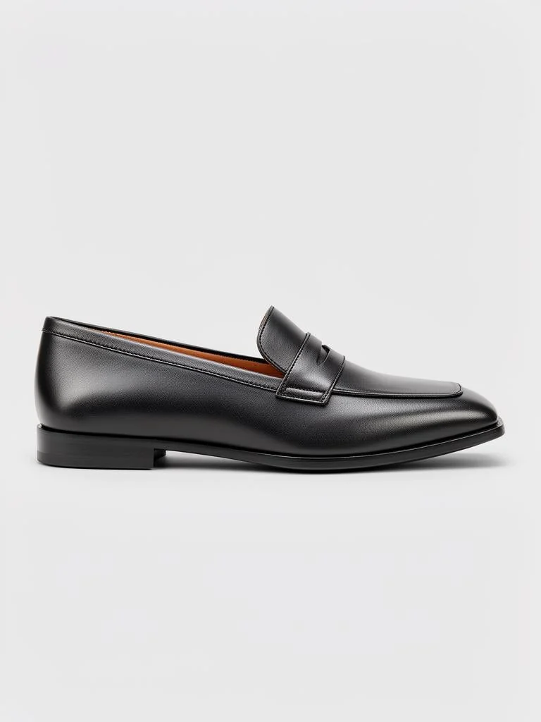 Atlas & Co Leather Square-Toe Loafers