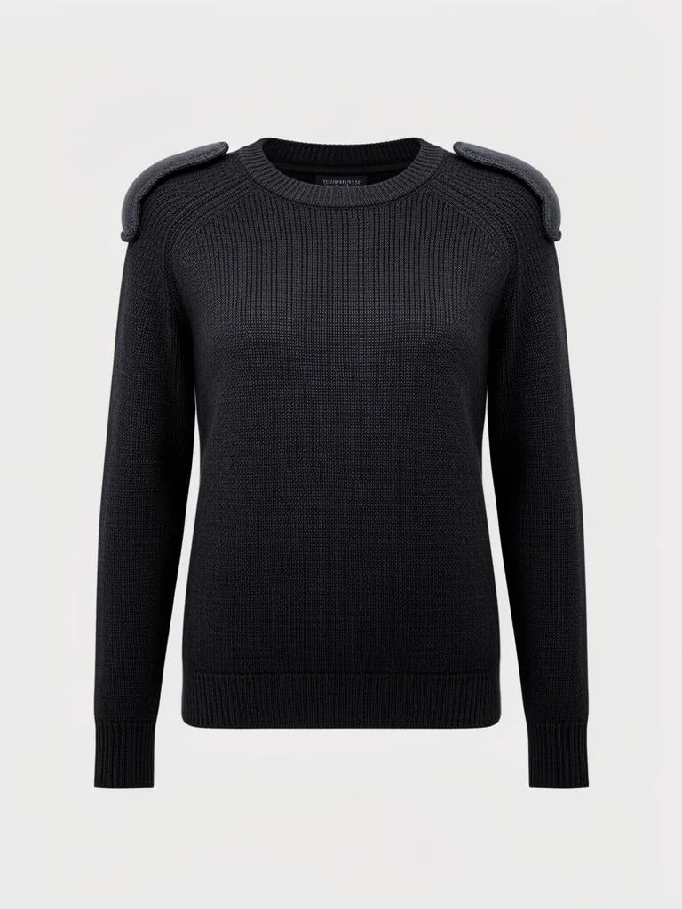 Northwind Structured Knit Jumper With Padded Shoulders